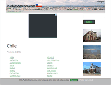 Tablet Screenshot of chile.pueblosamerica.com